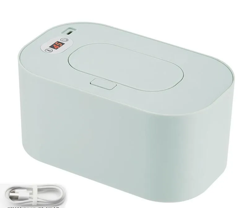 Baby Wipe Warmer, Large Capacity Wipes Dispenser, Fast and Even Heating - Green