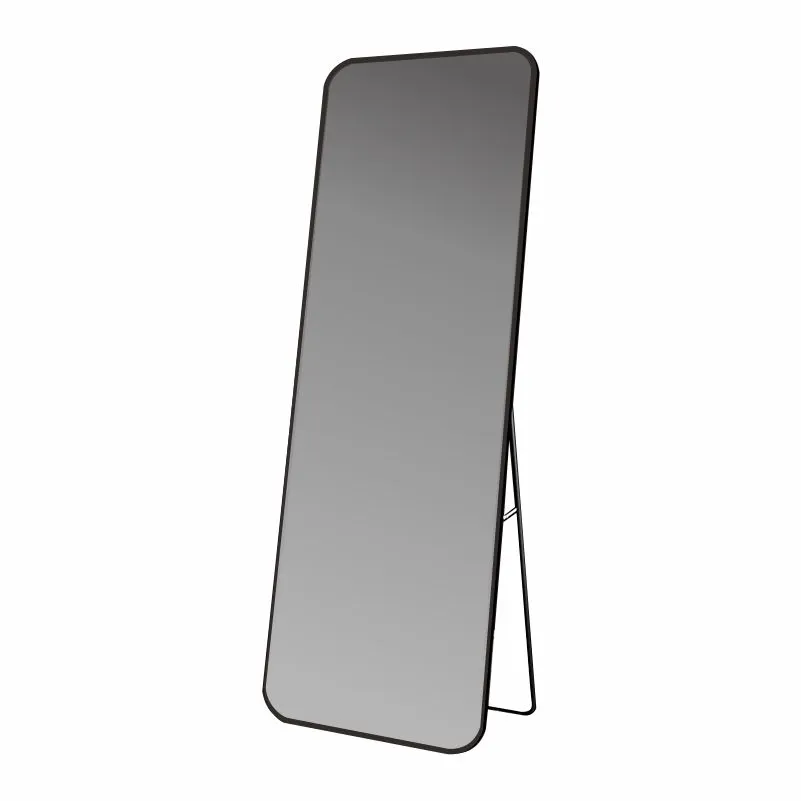 Free-standing/Wall-Mount Mirror - S966SB - Black