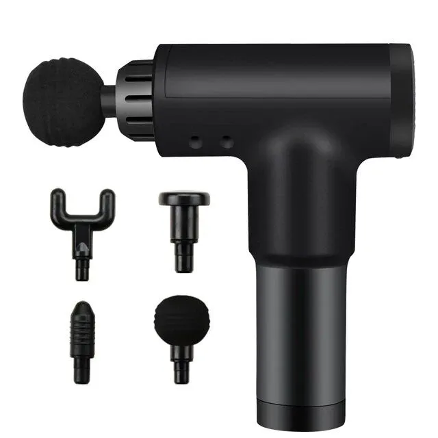 Fascial Massage Gun For  Muscle  Pain Relief And Body-Q-L820 - Black