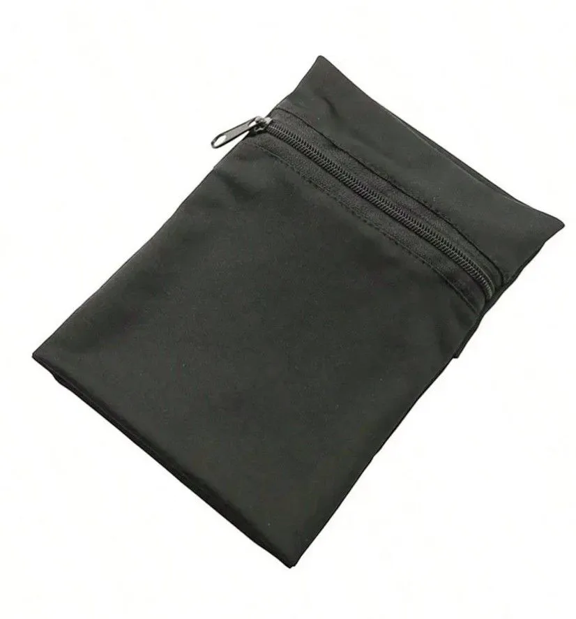 Arm & Wrist Pouch with Zipper - Black