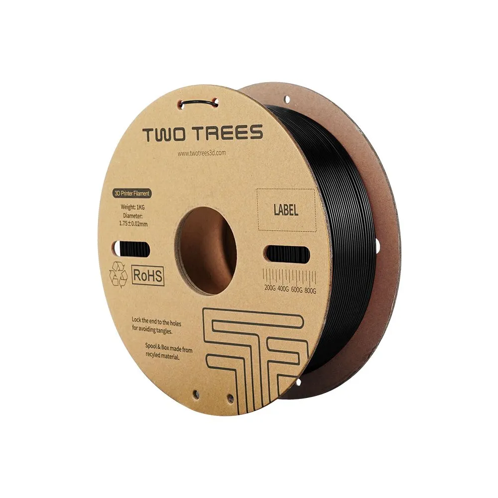 Twotrees 3D Printer PLA Filament 1.75mm 1KG - Black