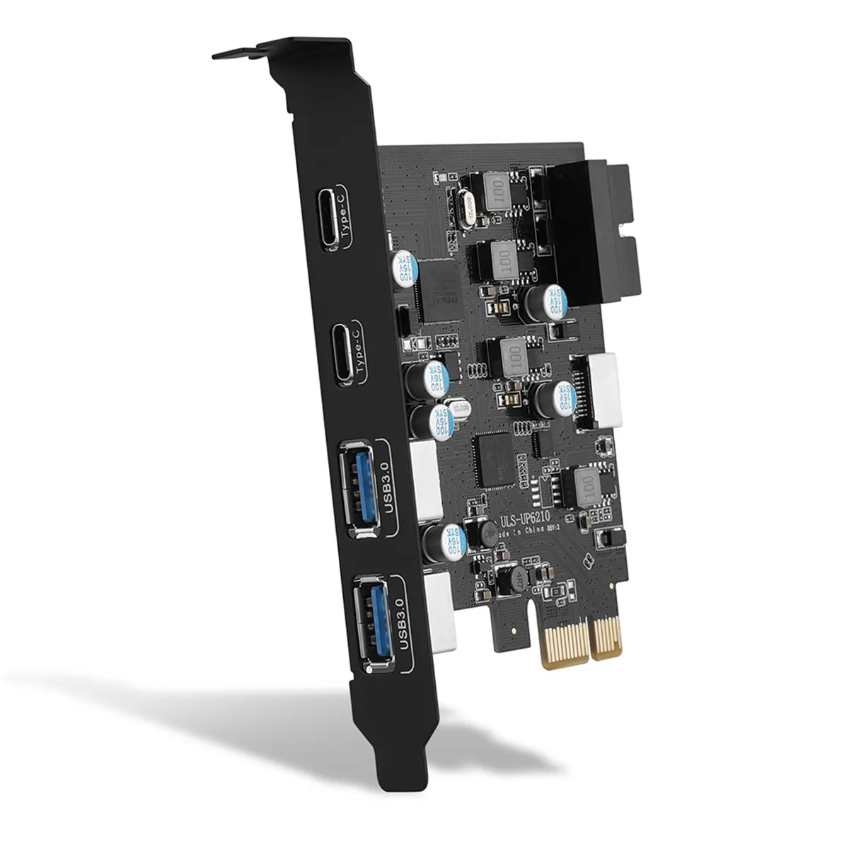Pci Express To Type C(2) Usb Type-A(2) Expansion Card