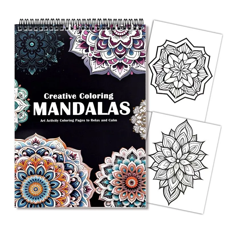 Coloring Book for Stress Relief, Thickened A4 Sketchbook Paper