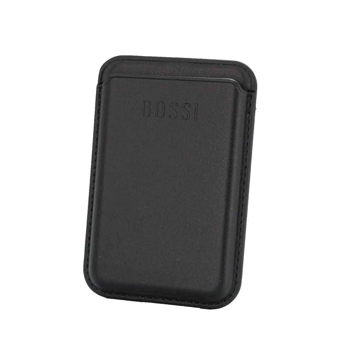 Magnetic Phone Credit Card Wallet - Black