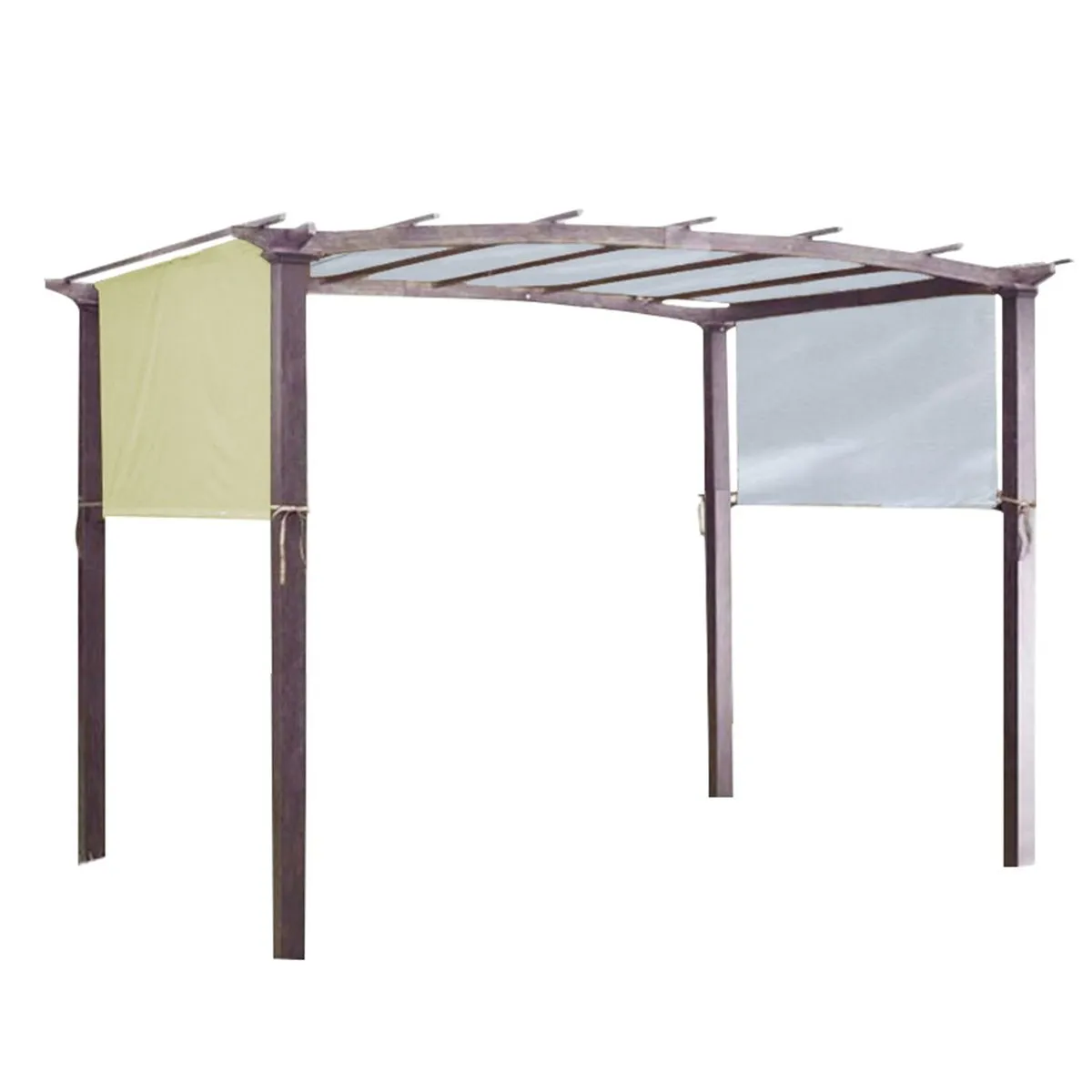 Mix Box 5.2m x 2m Waterproof Yard Pergola Canopy Shade Cover(no stand) - Beige