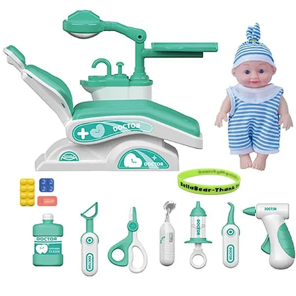 Kids Mini Dentist Doctor Roleplay with BellaBear Wristband