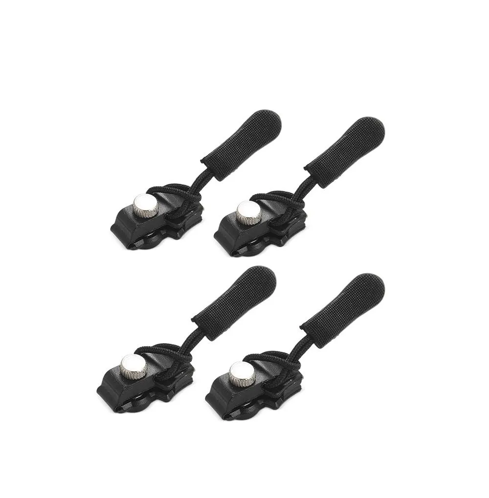 Universal Zipper Repair Kit for Jackets, Luggage, Bags - 4Pcs (Sx2 + Mx2)
