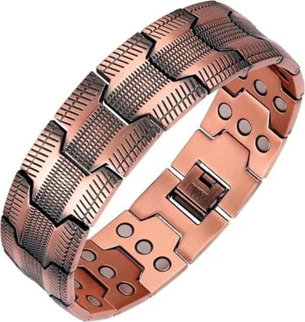 Men's Copper Health Bracelet Pure Copper Magnetic Bracelets