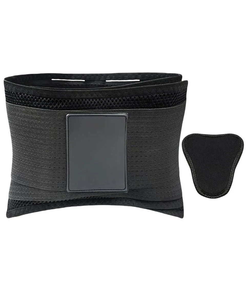 Breathable Adjustable Back Brace With Lumbar Support Pad