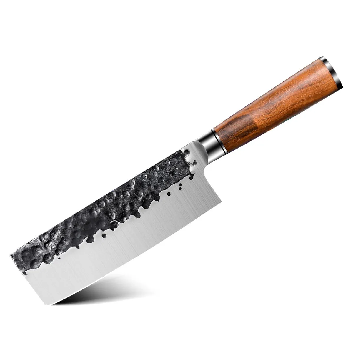 Professional Chef Knife Cleaver Style Kitchen Knife with Gift BoxWoodHandle