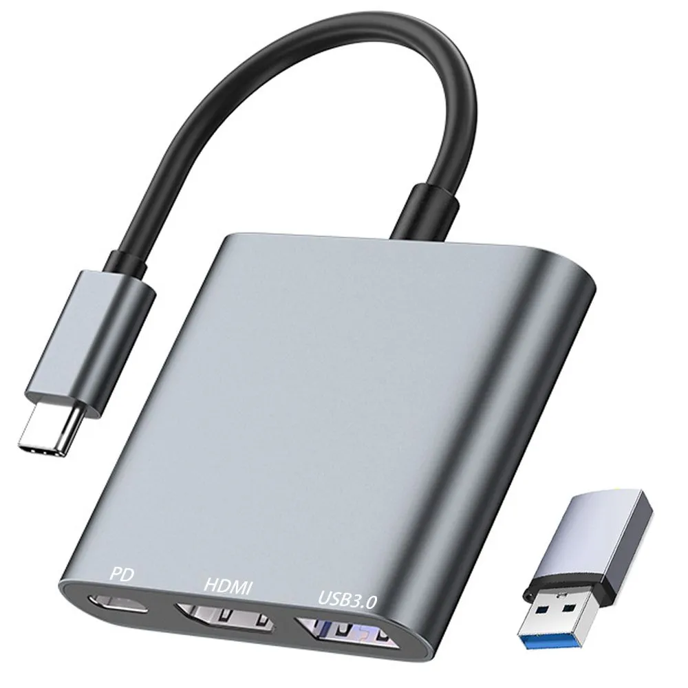 USB C to HDMI Multiport Adapter Cable with Charging Port