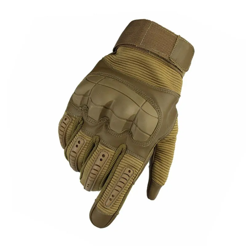 Motorcycle Gloves XL Brown Hard Knuckle Breathable Anti Slip
