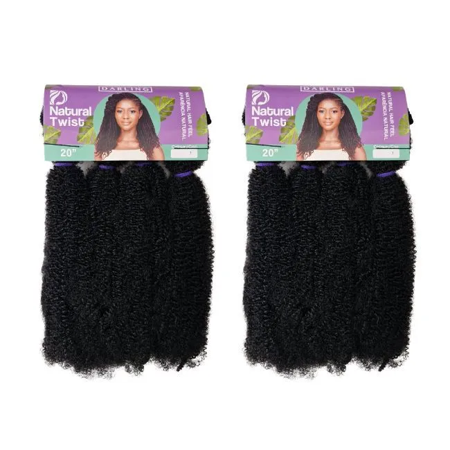 Darling Natural Twist - 20" - Pack of 2 - #1