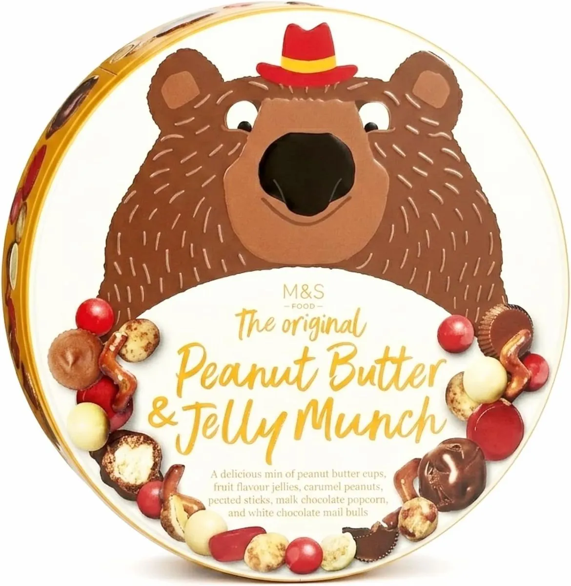 M&S The Original Peanut Butter & Jelly Munch Tin 544g