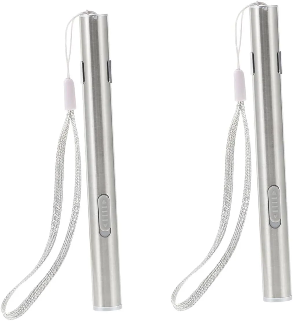 2Sets Rechargeable LED Pen Lights Portable Flashlight for Medical
