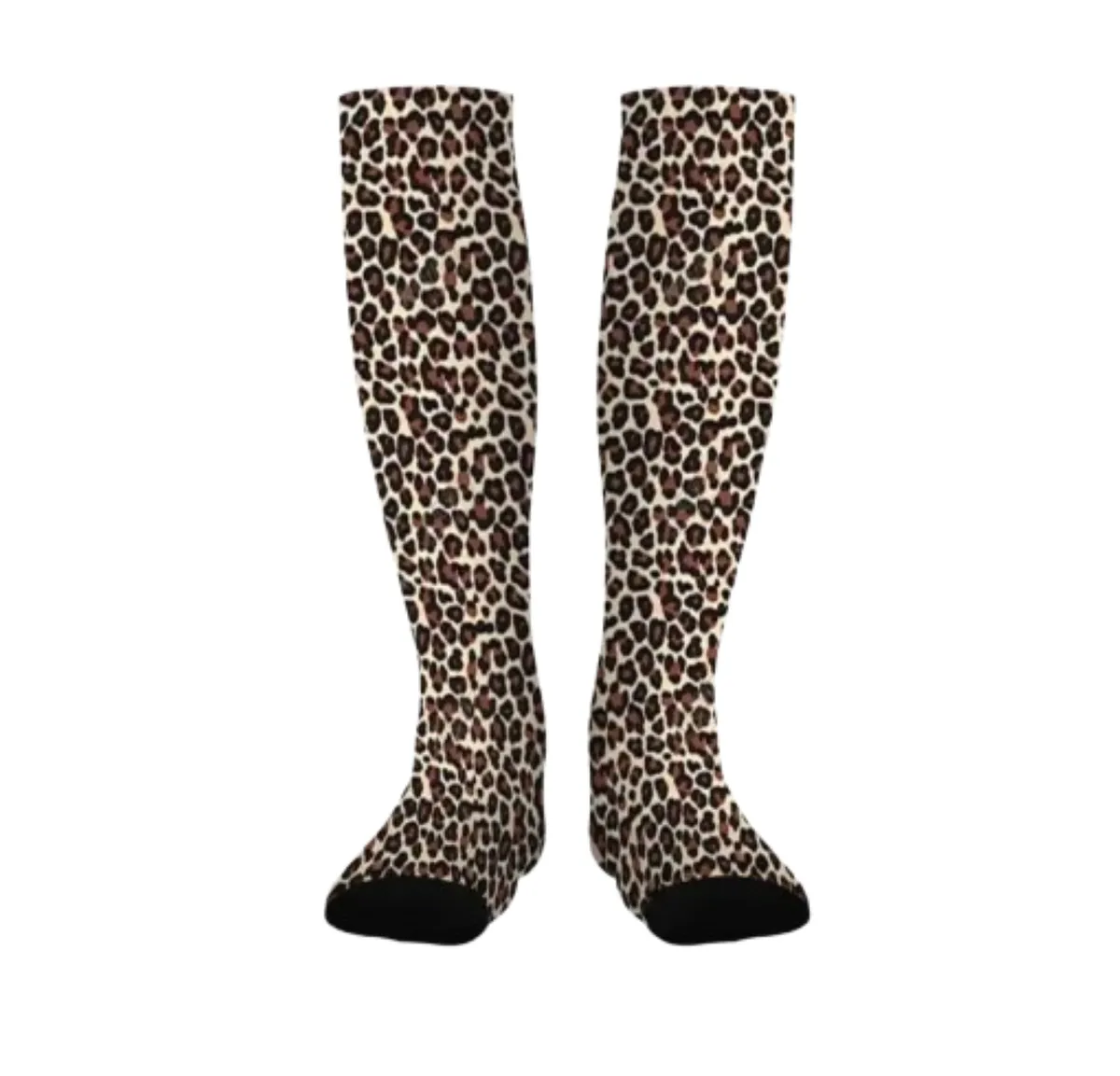 Leopard Print Compression Socks