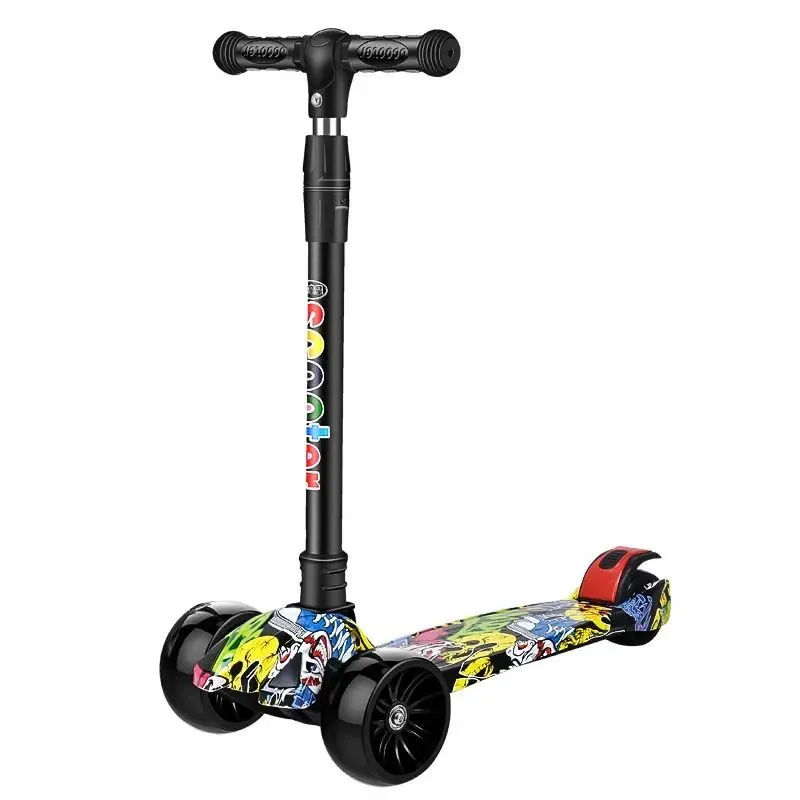 Foldable 3-Wheel Kids Kick Scooter
