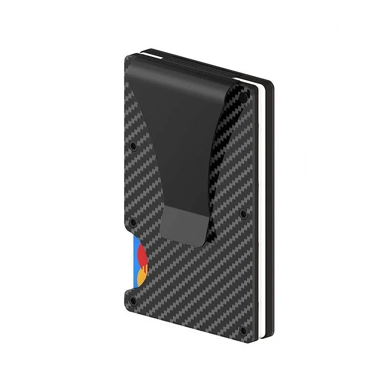 IPSTYLE Credit Card Holders Wallets Men Mini Slim Metal Cardholder Case