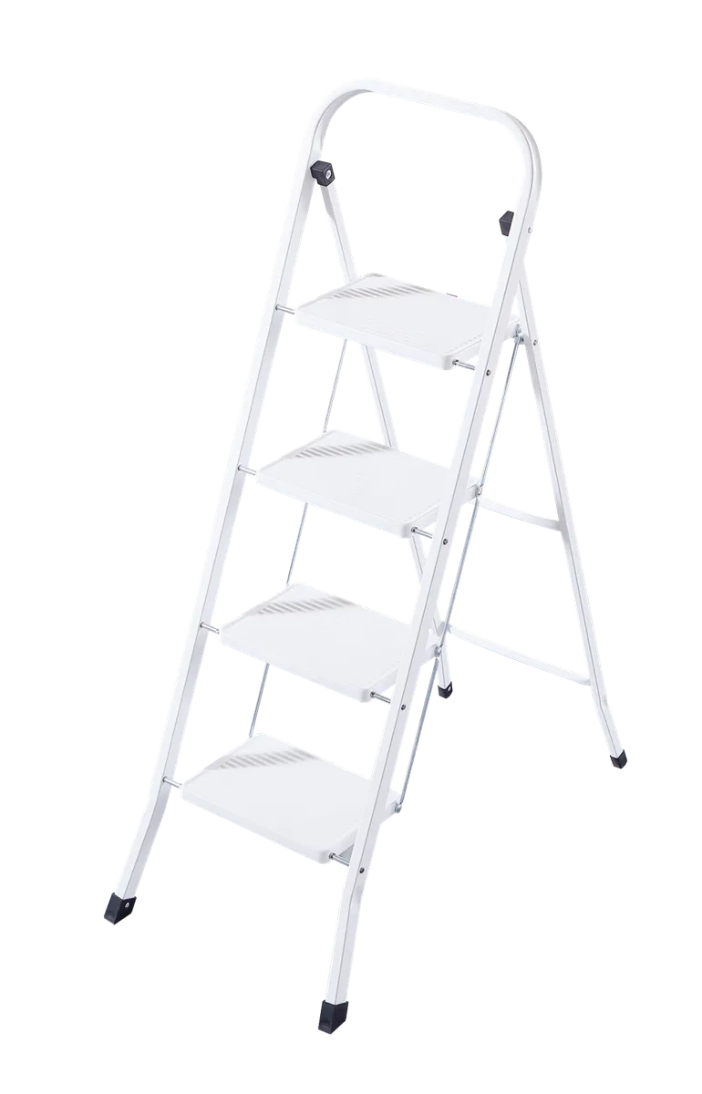 4 Step Ladder - White