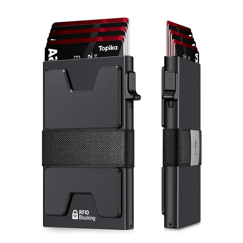Topika - Slim RFID Wallets for Men, Durable Mens Wallet & Card Holder