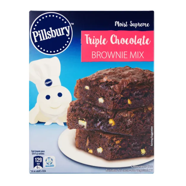 Pillsbury Triple Brownie Mix - 6 x 415g