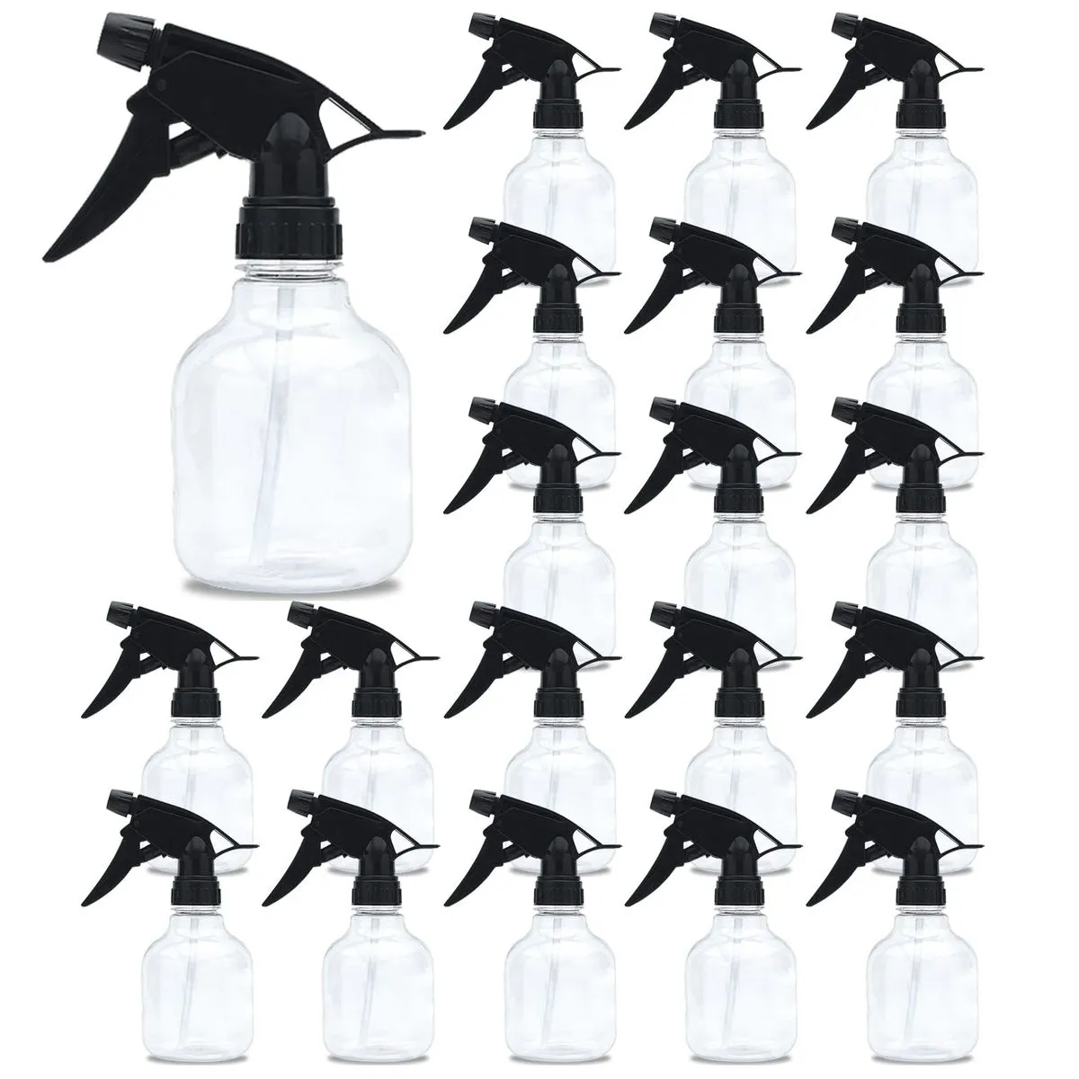 20 Pieces 8 Oz Clear Plastic Spray Bottles