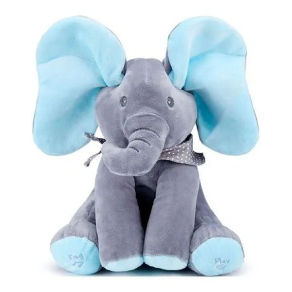Musical Talking and Singing Elephant - Blue