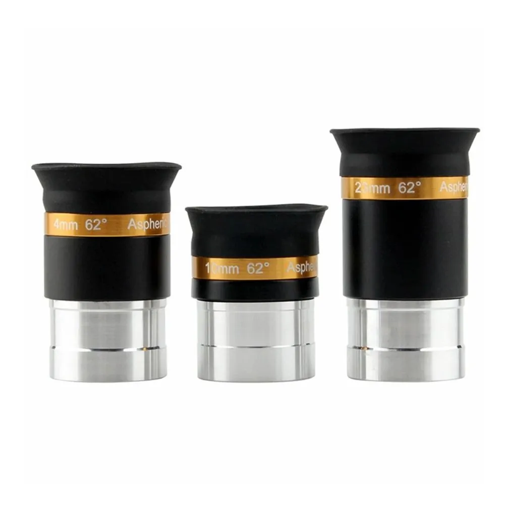 3Pcs/Set 1.25 Inches 62 Degrees 4Mm 10Mm 23Mm Astronomical Telescope