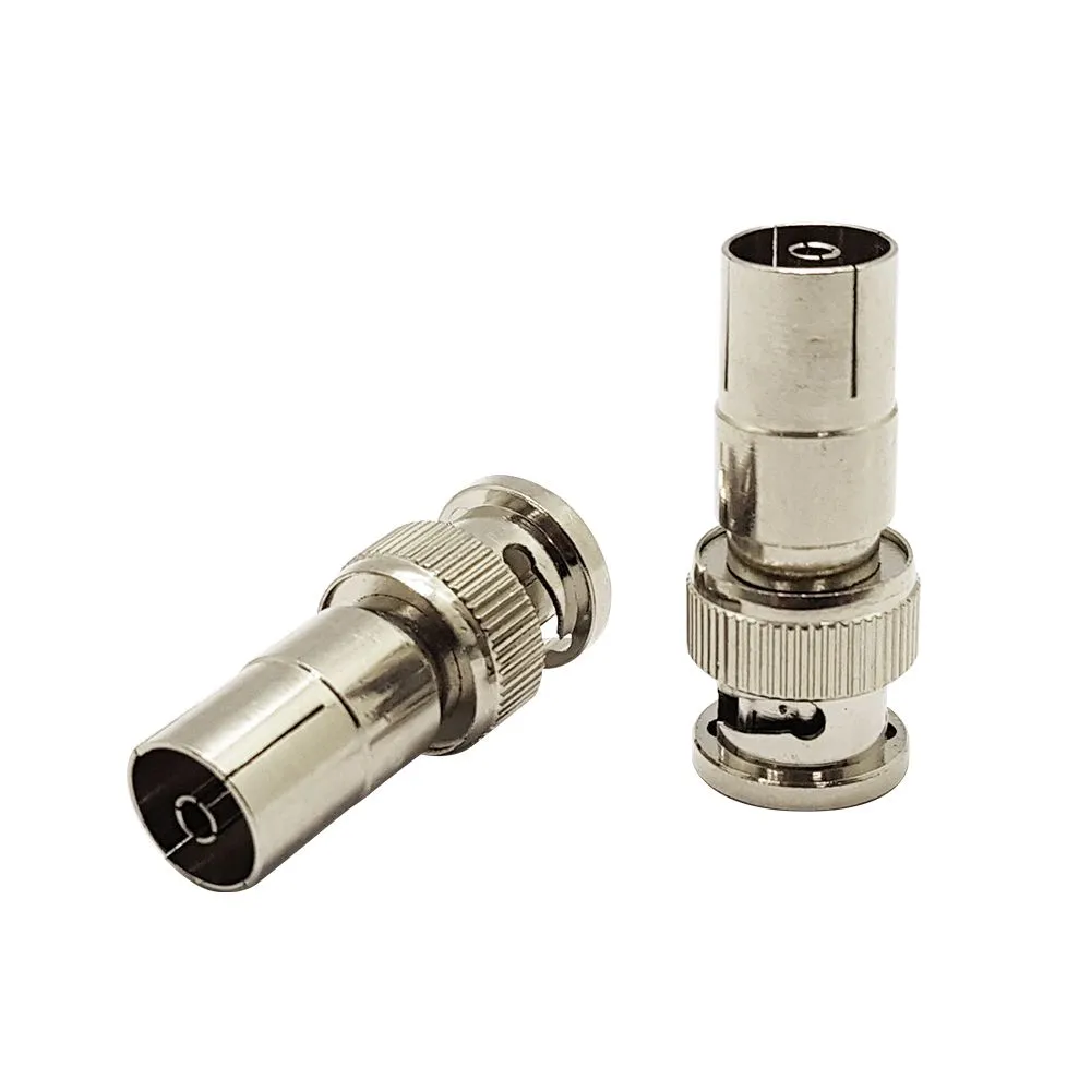 Space TV BNC Male to RF Female Connector  -10 Pack
