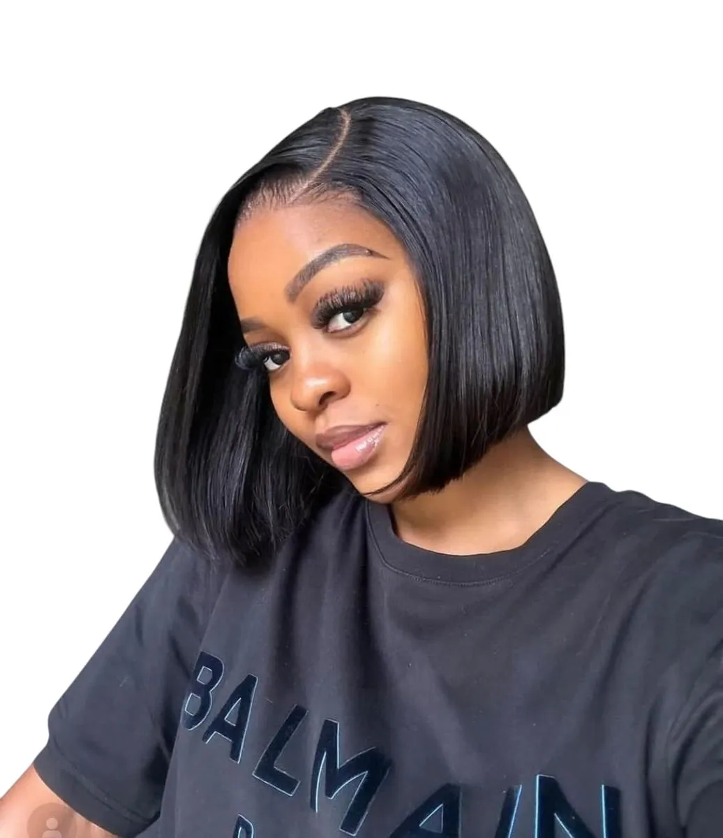10" inch Vietnam Wig Full Frontal ,Ear to Ear Lace Rorlan Hair