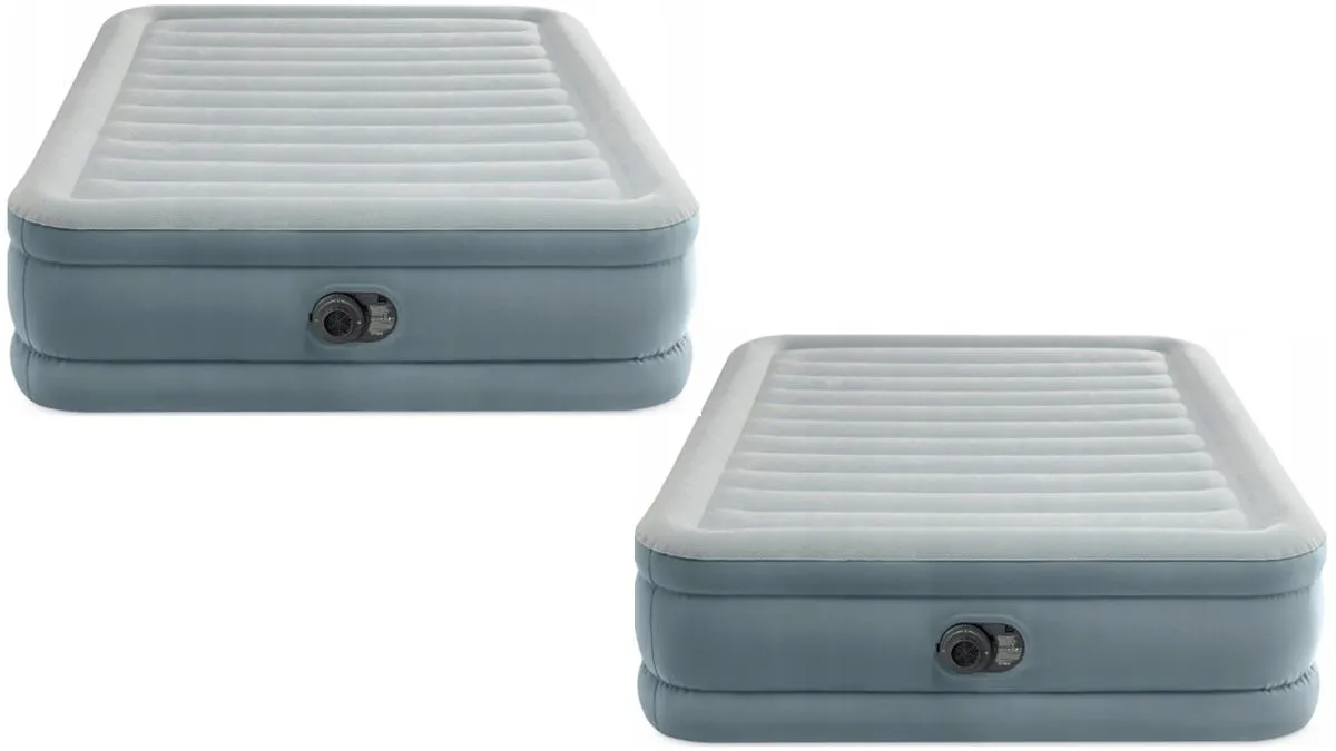 Intex Dura-Beam Deluxe Queen Premium Comfort Airbed 2 Pack
