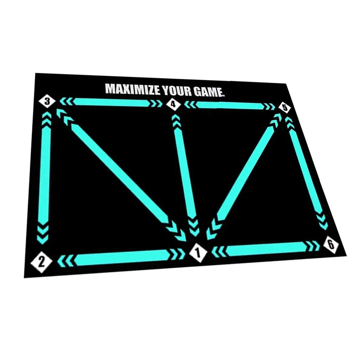 Football Footstep Training Mat Anti Skid Carpet Supplies Soccer Training