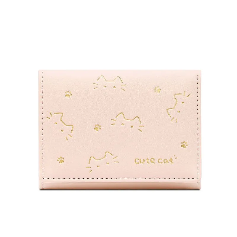 Short Folding Women's Printed Wallet