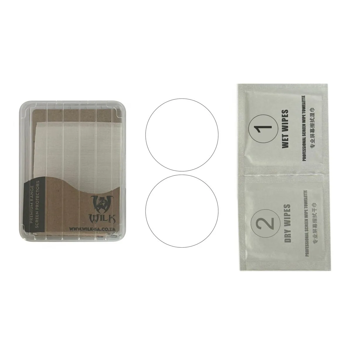 2 PCS WILK Tempered Glass Screen Protectors for Garmin Instinct E 45mm