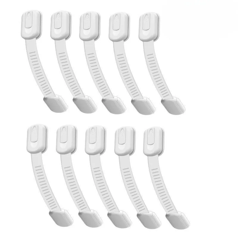 Child Safety Locks, 10 Pack, Self Adhesive