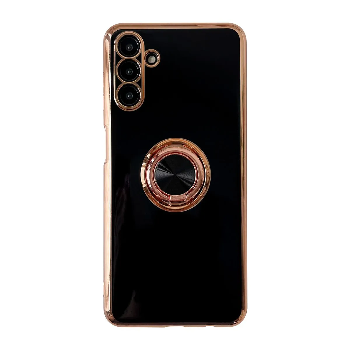 Classic Electroplated Design Phone Cover for Samsung A54 - Black