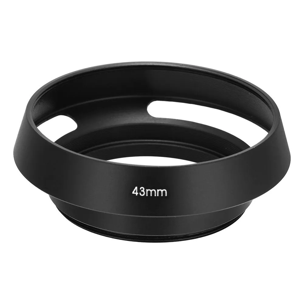 43mm Aluminium Lens Hood Sunshade Compatible with Cameras