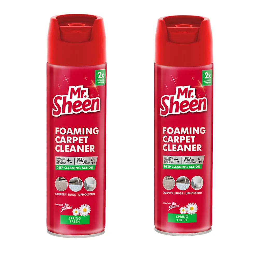 Mr Sheen Carpet Cleaner Shampoo x 2
