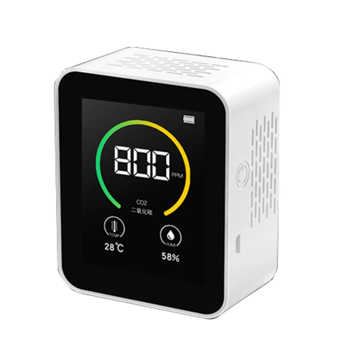 Smart CO2 Meter: Air Quality Monitor with Temp & Humidity Sensor