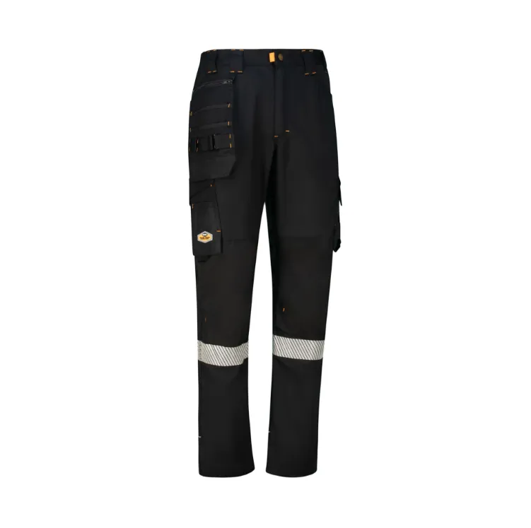 Rebel Men's Tech Gear Trousers Raven Black Pro