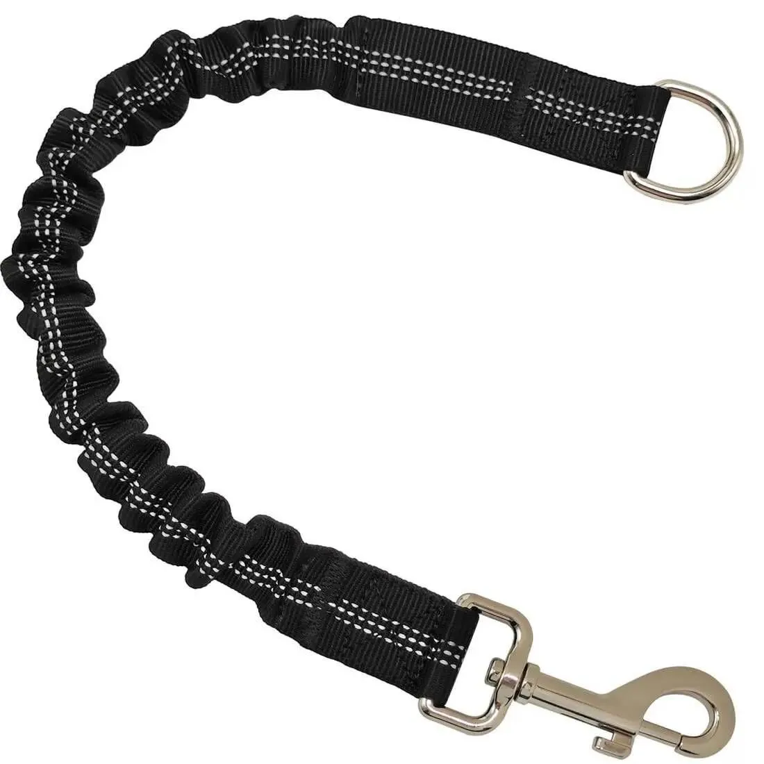 Dog Lead Shock Absorber Medium Dogs Pet Elastic Rope Indestructible Toys - Black