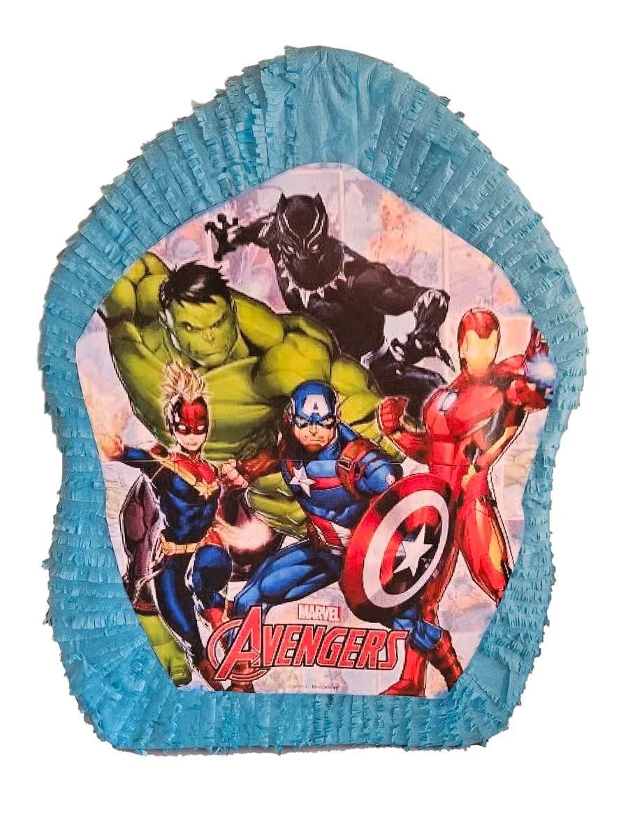 Blue Super Hero Shaped Pinata