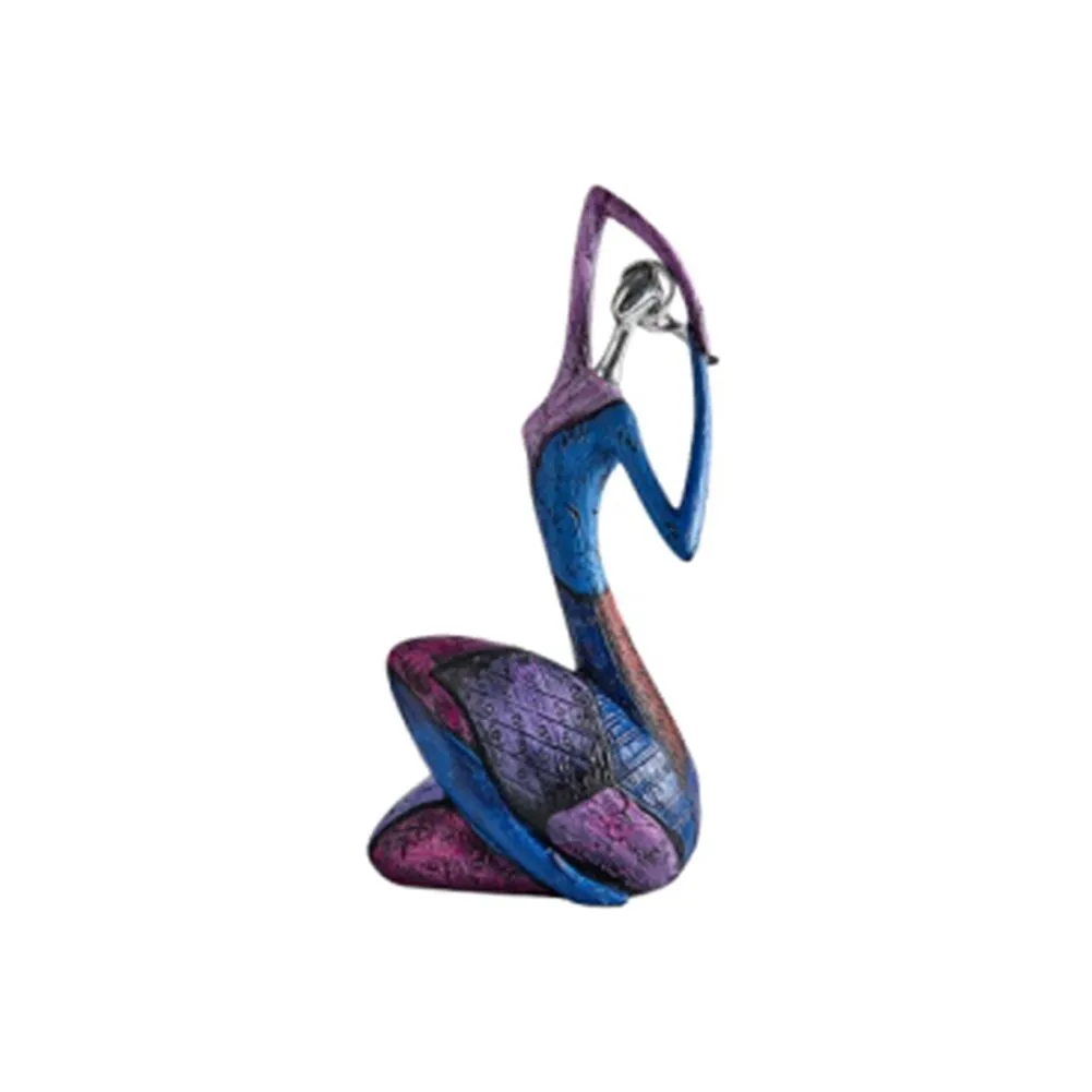 Nordic Style Abstract Home Decoration Figure Sculpture Living Room D