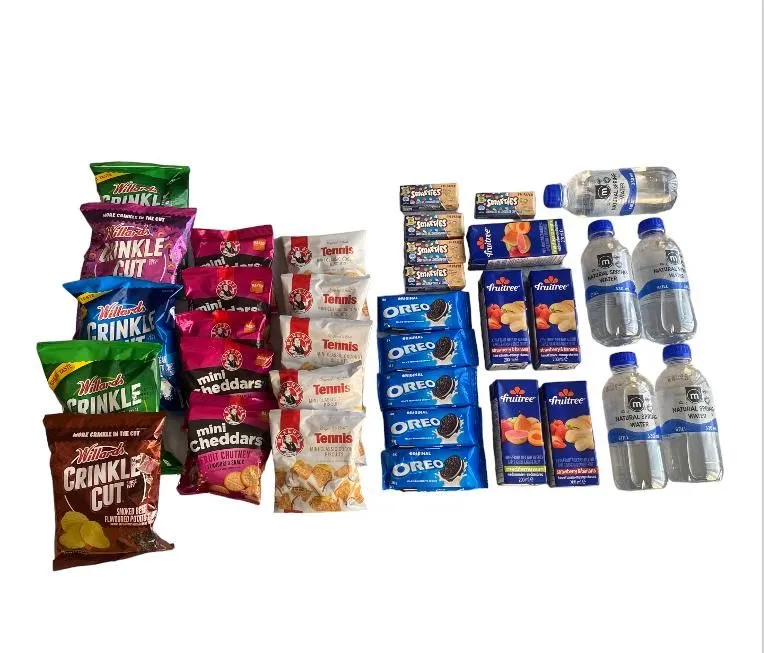35 Items Snacks Chocolate Biscuits Chips and Drinks Hamper