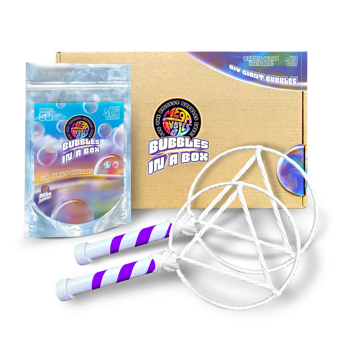 Mega Bubbles - DIY Giant Bubble Kit DUO
