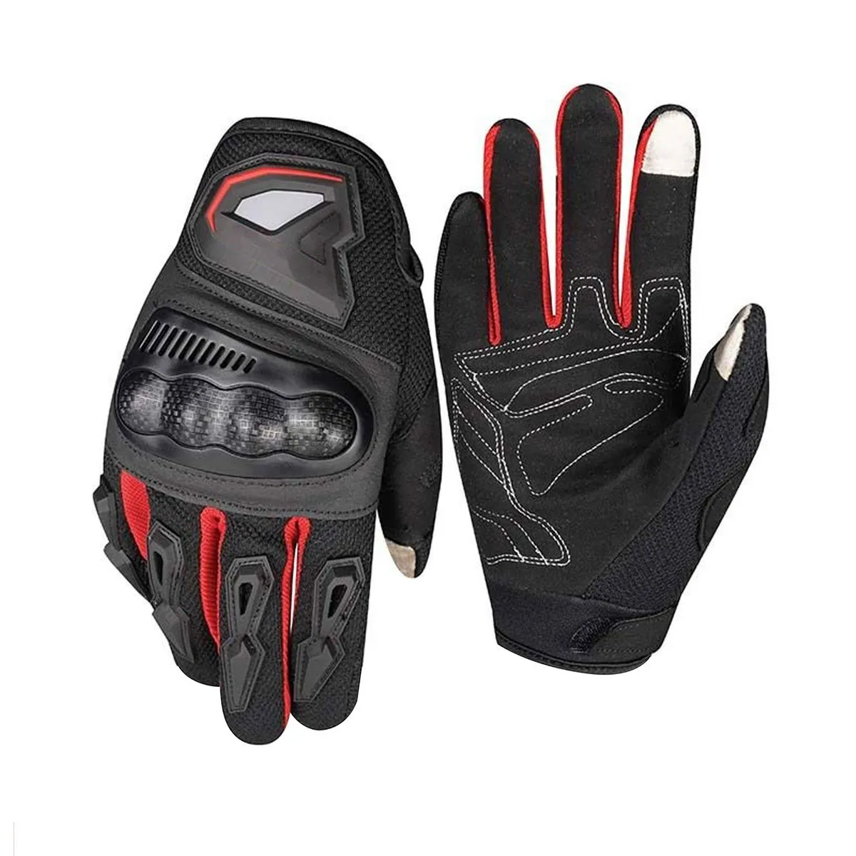 Motorcycle Gloves Touchscreen Anti-Slip Hard Knuckle Protection Breathable