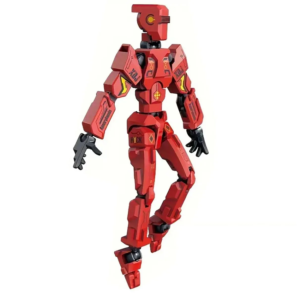 Articulated Action Figure Model Toy - Red