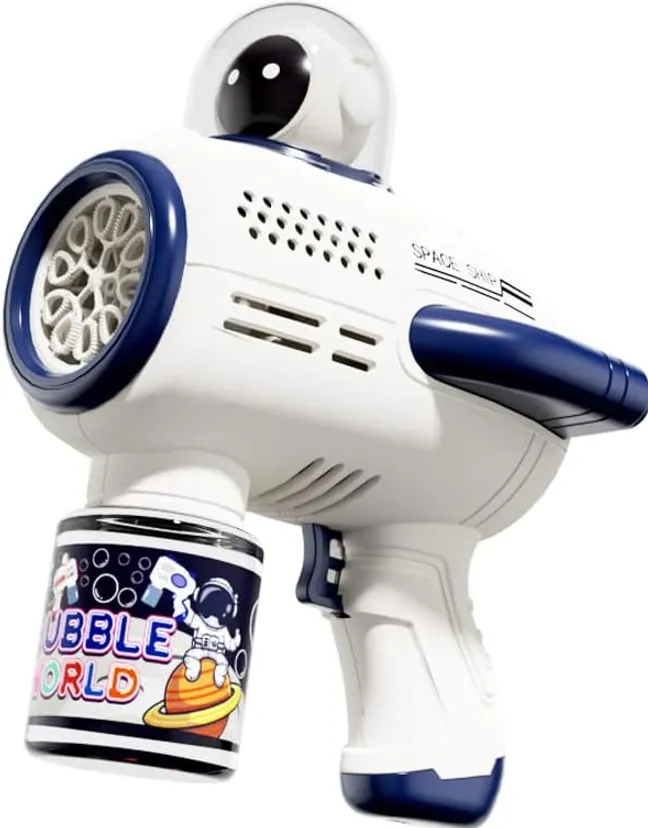 Bubble Gun with Rich Bubbles Machine for Kids Toddlers - Blue