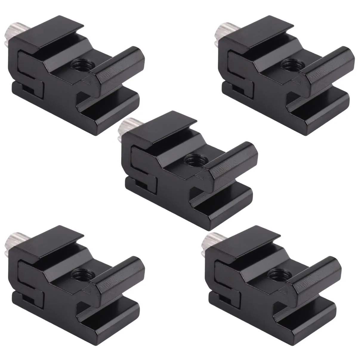 5pcs Camera Metal Cold Shoe Hot Shoe Flash Bracket Mount Adapter