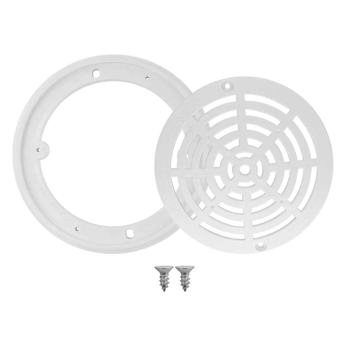 8Inch Top Grate Bottom Mounting Plates Replacement Pool Drain Cover